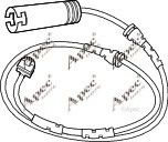 APEC braking WIR5236 Указатель износа, накладка тормозной колодки для BMW (Бмв) APEC braking WIR5236 Указатель износа, накладка тормозной колодки для BMW (Бмв)