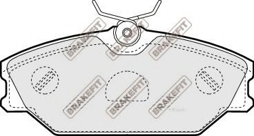 APEC braking PD3003 Комплект тормозных колодок, дисковый тормоз 