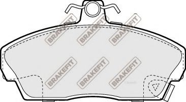 APEC braking PD3011 Комплект тормозных колодок, дисковый тормоз 
