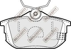 APEC braking PD3027 Комплект тормозных колодок, дисковый тормоз 