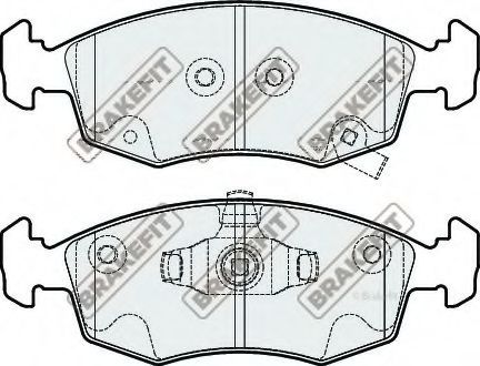 APEC braking PD3288 Тормозные колодки для FIAT 500 (Фиат 500) APEC braking PD3288 Тормозные колодки для FIAT 500 (Фиат 500)