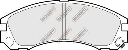 APEC braking PD3173 Тормозные колодки для MITSUBISHI (Митсубиши/митсубиси) APEC braking PD3173 Тормозные колодки для MITSUBISHI (Митсубиши/митсубиси)