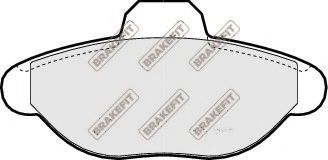 APEC braking PD3021 Комплект тормозных колодок, дисковый тормоз 