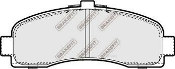 APEC braking PD3022 Комплект тормозных колодок, дисковый тормоз 