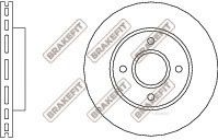 APEC braking DK6035 Тормозной диск для FORD MONDEO (GBP), MONDEO I (GBP) 1.8 i 16V APEC braking DK6035 Тормозной диск для FORD MONDEO (GBP), MONDEO I (GBP) 1.8 i 16V