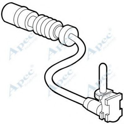 APEC braking WIR5100 Указатель износа, накладка тормозной колодки для MERCEDES-BENZ SLK (Мэрcэдэс-бэнз Слк) APEC braking WIR5100 Указатель износа, накладка тормозной колодки для MERCEDES-BENZ SLK (Мэрcэдэс-бэнз Слк)