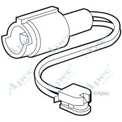 APEC braking WIR5103 Указатель износа, накладка тормозной колодки для BMW 5 (Бмв 5) APEC braking WIR5103 Указатель износа, накладка тормозной колодки для BMW 5 (Бмв 5)