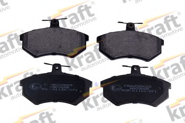 KRAFT AUTOMOTIVE 6000065 Тормозные колодки для VOLKSWAGEN (Фольксваген) KRAFT AUTOMOTIVE 6000065 Тормозные колодки для VOLKSWAGEN (Фольксваген)