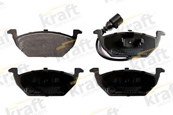 KRAFT AUTOMOTIVE 6000385 Тормозные колодки для VOLKSWAGEN BORA / JETTA V (1K5), GOLF V Variant (1K5), JETTA V (1K5), VENTO V (1K5) 1.4 TSI KRAFT AUTOMOTIVE 6000385 Тормозные колодки для VOLKSWAGEN BORA / JETTA V (1K5), GOLF V Variant (1K5), JETTA V (1K5), VENTO V (1K5) 1.4 TSI