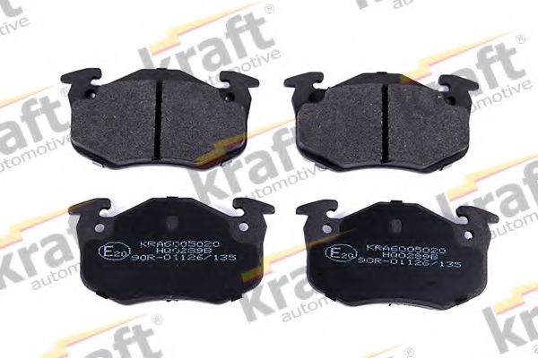 KRAFT AUTOMOTIVE 6005020 Тормозные колодки для RENAULT SUPER 5 (Рено Супэр 5) KRAFT AUTOMOTIVE 6005020 Тормозные колодки для RENAULT SUPER 5 (Рено Супэр 5)
