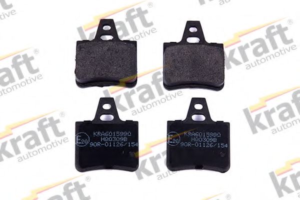 KRAFT AUTOMOTIVE 6015990 Тормозные колодки для CITROëN (Cитроëн)