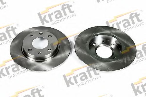 KRAFT AUTOMOTIVE 6045510 Тормозной диск для PEUGEOT 205 II (Пежо 205 2) KRAFT AUTOMOTIVE 6045510 Тормозной диск для PEUGEOT 205 II (Пежо 205 2)