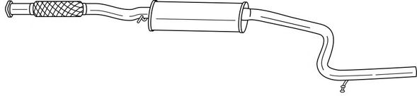 SIGAM 26412 Средний глушитель выхлопных газов для FORD (Форд) SIGAM 26412 Средний глушитель выхлопных газов для FORD (Форд)