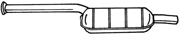 SIGAM 35413 Средний глушитель выхлопных газов для MERCEDESBENZ (Мерседес бенц) SIGAM 35413 Средний глушитель выхлопных газов для MERCEDESBENZ (Мерседес бенц)