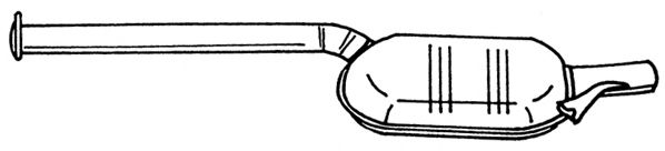 SIGAM 35444 Средний глушитель выхлопных газов для MERCEDESBENZ (Мерседес бенц) SIGAM 35444 Средний глушитель выхлопных газов для MERCEDESBENZ (Мерседес бенц)