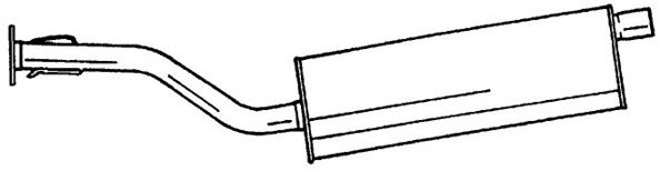 SIGAM 40461 Средний глушитель выхлопных газов для OPEL FRONTERA A (Опель Фронтера а) SIGAM 40461 Средний глушитель выхлопных газов для OPEL FRONTERA A (Опель Фронтера а)