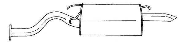 SIGAM 65665 Глушитель выхлопных газов конечный для ROVER 45 (Ровер 45) SIGAM 65665 Глушитель выхлопных газов конечный для ROVER 45 (Ровер 45)
