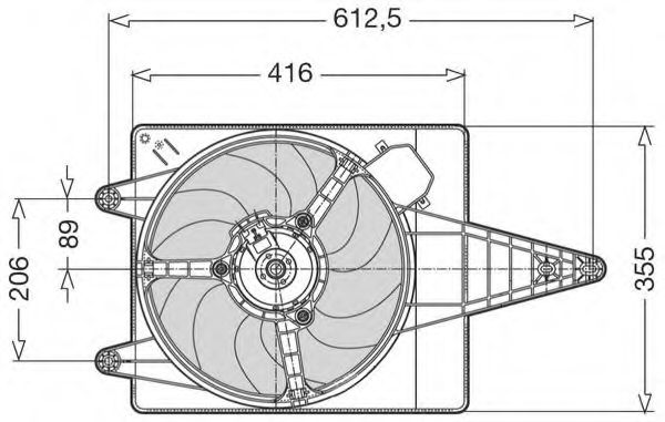 CTR 1209503 Вентилятор, охлаждение двигателя для FIAT TEMPRA (Фиат Тэмпра) CTR 1209503 Вентилятор, охлаждение двигателя для FIAT TEMPRA (Фиат Тэмпра)