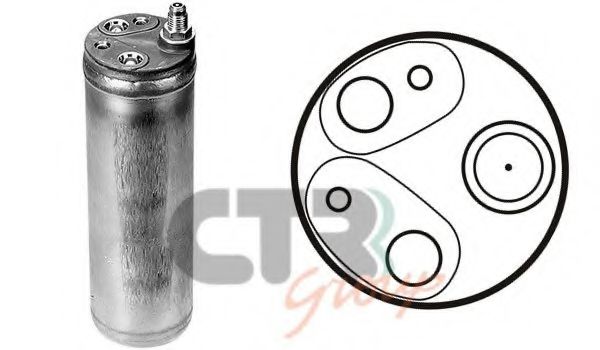 CTR 1211320 Осушитель, кондиционер для FIAT (Фиат) CTR 1211320 Осушитель, кондиционер для FIAT (Фиат)