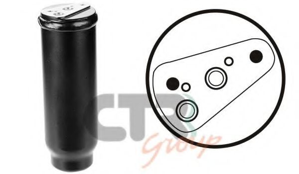 CTR 1211380 Осушитель, кондиционер для FIAT ALBEA (Фиат Албэа) CTR 1211380 Осушитель, кондиционер для FIAT ALBEA (Фиат Албэа)