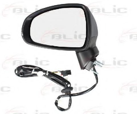 BLIC 5402-04-1125587P Наружное зеркало для AUDI A1 (Ауди А1)