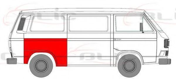 BLIC 6504-01-9557532P Крыло для VOLKSWAGEN T3 CARAVELLE (Фольксваген Т3 cараvэллэ) BLIC 6504-01-9557532P Крыло для VOLKSWAGEN T3 CARAVELLE (Фольксваген Т3 cараvэллэ)