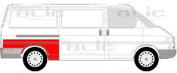 BLIC 6504-01-9558534P Крыло для VOLKSWAGEN T4 MULTIVAN (Фольксваген Т4 мултиvан) BLIC 6504-01-9558534P Крыло для VOLKSWAGEN T4 MULTIVAN (Фольксваген Т4 мултиvан)