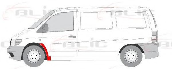 BLIC 6504-03-3541331P Крыло для MERCEDESBENZ (Мерседес бенц) BLIC 6504-03-3541331P Крыло для MERCEDESBENZ (Мерседес бенц)