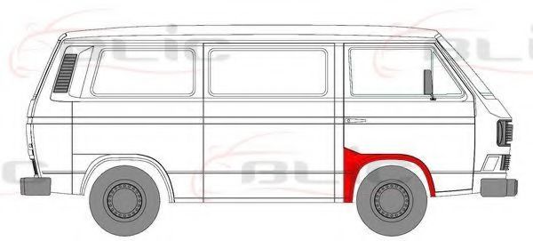 BLIC 6504-03-9557332P Крыло для VOLKSWAGEN T3 CARAVELLE (Фольксваген Т3 cараvэллэ) BLIC 6504-03-9557332P Крыло для VOLKSWAGEN T3 CARAVELLE (Фольксваген Т3 cараvэллэ)