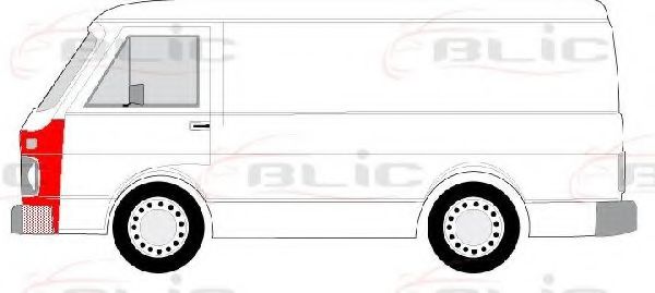 BLIC 6504-03-9560225P Крыло для VOLKSWAGEN LT 40-55 I (Фольксваген Лт 40-55 и) BLIC 6504-03-9560225P Крыло для VOLKSWAGEN LT 40-55 I (Фольксваген Лт 40-55 и)