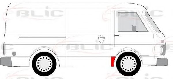 BLIC 6504-03-9560322P Крыло для VOLKSWAGEN LT 40-55 I (Фольксваген Лт 40-55 и) BLIC 6504-03-9560322P Крыло для VOLKSWAGEN LT 40-55 I (Фольксваген Лт 40-55 и)