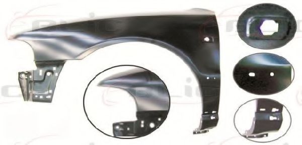 BLIC 6504-04-0018319P Крыло для AUDI (Ауди) BLIC 6504-04-0018319P Крыло для AUDI (Ауди)