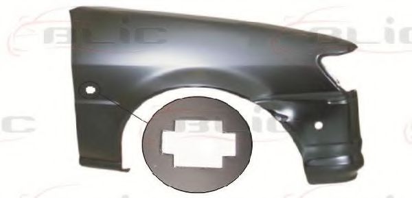 BLIC 6504-04-2562318P Крыло 02 1994 для FORD FIESTA (Форд Фиэста) BLIC 6504-04-2562318P Крыло 02 1994 для FORD FIESTA (Форд Фиэста)