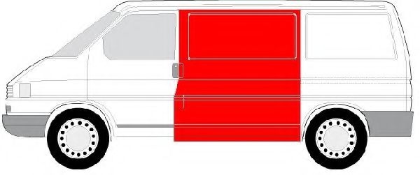 BLIC 6505-06-9558013TP Боковина для VOLKSWAGEN T4 MULTIVAN (Фольксваген Т4 мултиvан) BLIC 6505-06-9558013TP Боковина для VOLKSWAGEN T4 MULTIVAN (Фольксваген Т4 мултиvан)
