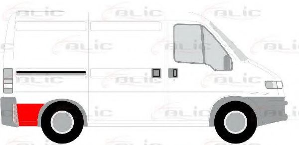 BLIC 6508-01-2092602P Крыло 