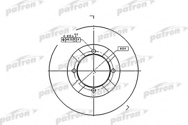 PATRON PBD3095 Тормозной диск для MITSUBISHI MIRAGE III (Митсубиши/митсубиси Мирагэ 3) PATRON PBD3095 Тормозной диск для MITSUBISHI MIRAGE III (Митсубиши/митсубиси Мирагэ 3)