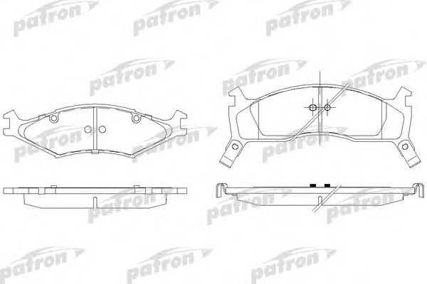PATRON PBP1034 Тормозные колодки для KIA SPORTAGE (Киа Спортейдж) PATRON PBP1034 Тормозные колодки для KIA SPORTAGE (Киа Спортейдж)
