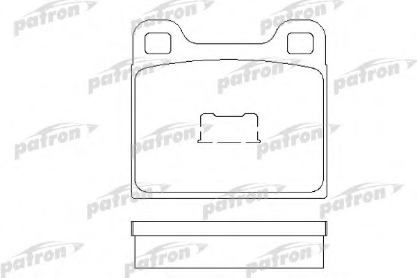 PATRON PBP105 Тормозные колодки для VOLKSWAGEN JETTA (Фольксваген Жэтта) PATRON PBP105 Тормозные колодки для VOLKSWAGEN JETTA (Фольксваген Жэтта)