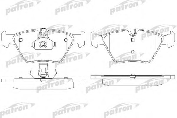 PATRON PBP1073 Тормозные колодки для BMW (Бмв) PATRON PBP1073 Тормозные колодки для BMW (Бмв)