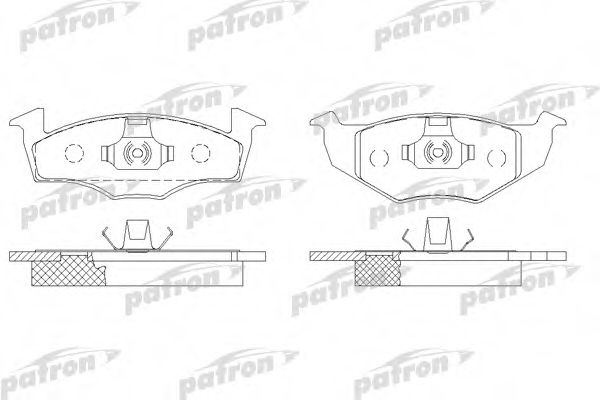 PATRON PBP1101 Тормозные колодки для VOLKSWAGEN (Фольксваген) PATRON PBP1101 Тормозные колодки для VOLKSWAGEN (Фольксваген)