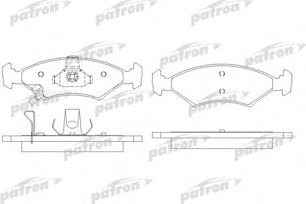 PATRON PBP1607 Тормозные колодки для KIA SPORTAGE (Киа Спортейдж) PATRON PBP1607 Тормозные колодки для KIA SPORTAGE (Киа Спортейдж)