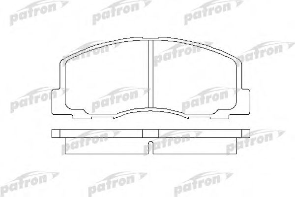 PATRON PBP368 Тормозные колодки для MITSUBISHI LANCER IV (Митсубиши/митсубиси Ланcэр иv) PATRON PBP368 Тормозные колодки для MITSUBISHI LANCER IV (Митсубиши/митсубиси Ланcэр иv)