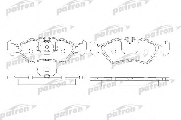 PATRON PBP584 Тормозные колодки для DAEWOO (Дэу) PATRON PBP584 Тормозные колодки для DAEWOO (Дэу)