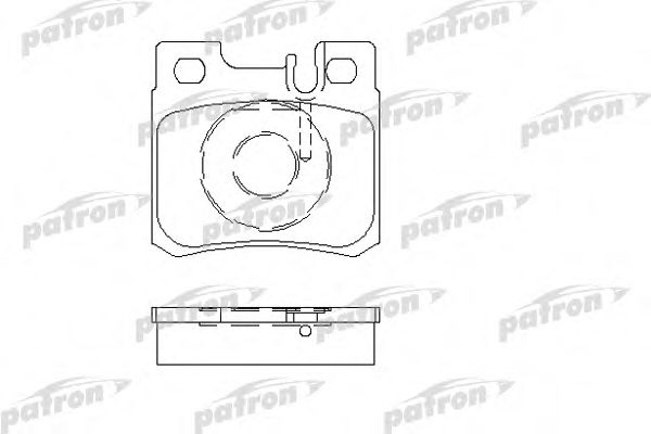 PATRON PBP644 Тормозные колодки для MERCEDES-BENZ E-CLASS (Мэрcэдэс-бэнз Е класс) PATRON PBP644 Тормозные колодки для MERCEDES-BENZ E-CLASS (Мэрcэдэс-бэнз Е класс)