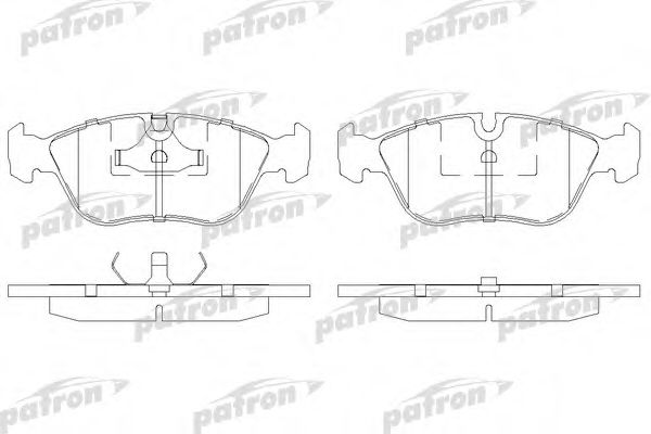 PATRON PBP681 Тормозные колодки для VOLVO (Вольво) PATRON PBP681 Тормозные колодки для VOLVO (Вольво)