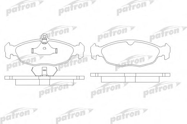 PATRON PBP732 Тормозные колодки для DAEWOO (Дэу) PATRON PBP732 Тормозные колодки для DAEWOO (Дэу)