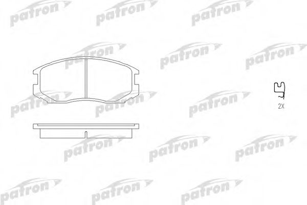 PATRON PBP759 Тормозные колодки для MITSUBISHI LANCER IV (Митсубиши/митсубиси Ланcэр иv) PATRON PBP759 Тормозные колодки для MITSUBISHI LANCER IV (Митсубиши/митсубиси Ланcэр иv)