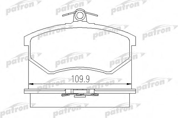 PATRON PBP775 Тормозные колодки для VOLKSWAGEN (Фольксваген) PATRON PBP775 Тормозные колодки для VOLKSWAGEN (Фольксваген)