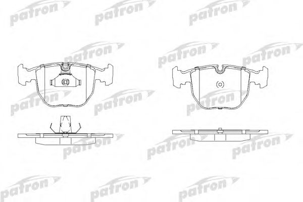 PATRON PBP997 Тормозные колодки для BMW (Бмв) PATRON PBP997 Тормозные колодки для BMW (Бмв)