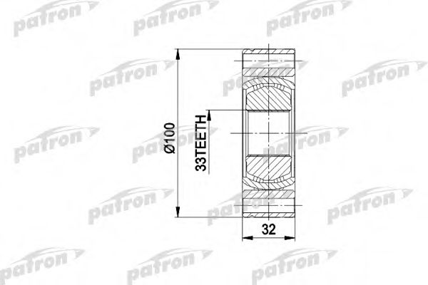 PATRON PCV3001 Шарнирный комплект, приводной вал для VOLKSWAGEN T3 CARAVELLE (Фольксваген Т3 cараvэллэ) PATRON PCV3001 Шарнирный комплект, приводной вал для VOLKSWAGEN T3 CARAVELLE (Фольксваген Т3 cараvэллэ)
